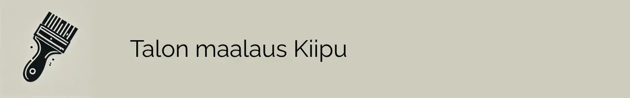 Talon maalaus Kiipu